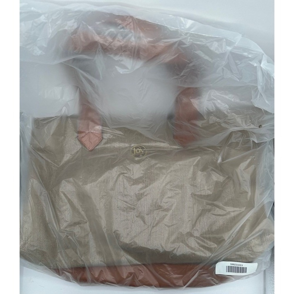 Joy Mangano Canvas Expandable Tote Bag with RFID